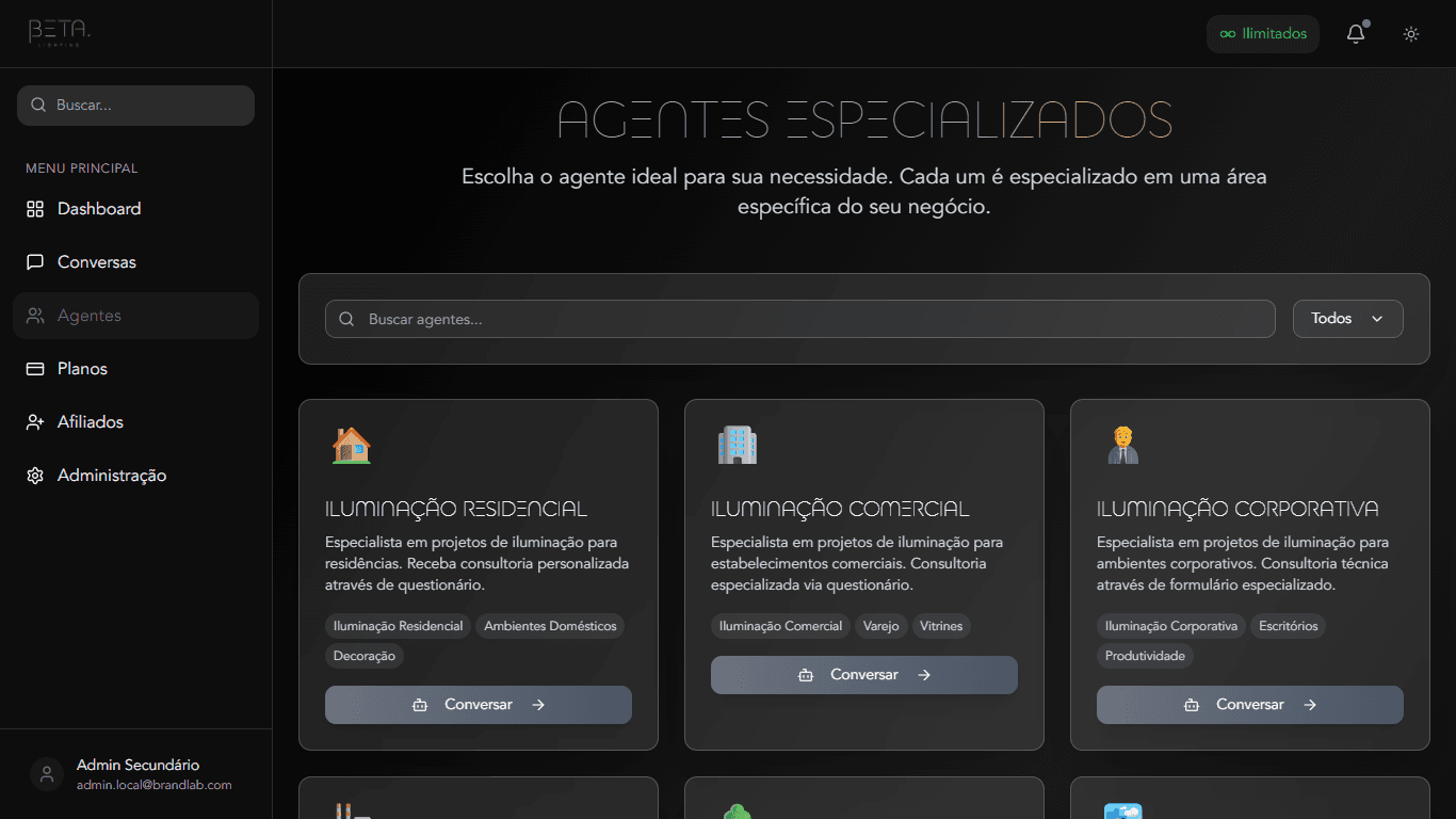 Beta Lighting SaaS